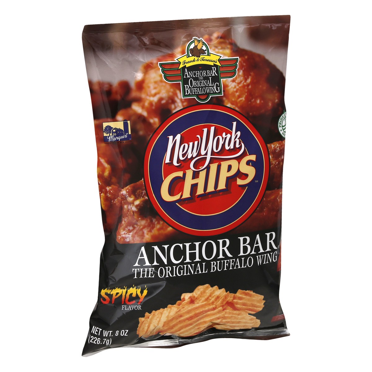 slide 9 of 11, New York Chips Anchor Bar Spicy Flavor Potato Chips 8 oz, 8 oz