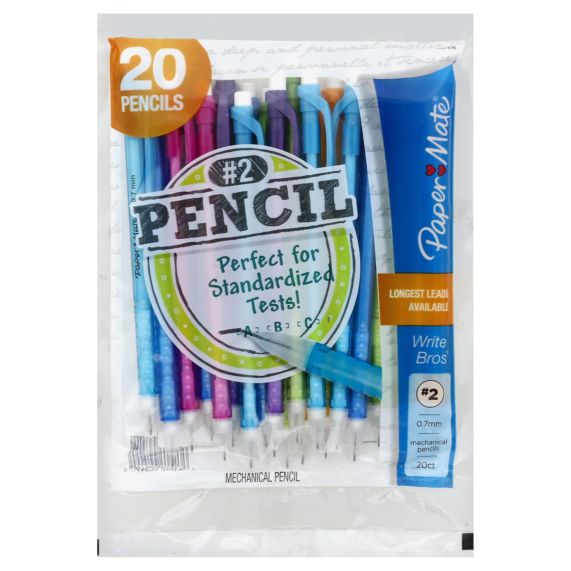 slide 1 of 1, Paper Mate Write Bros #2 Mechanical Pencils(1787476), 1 ct