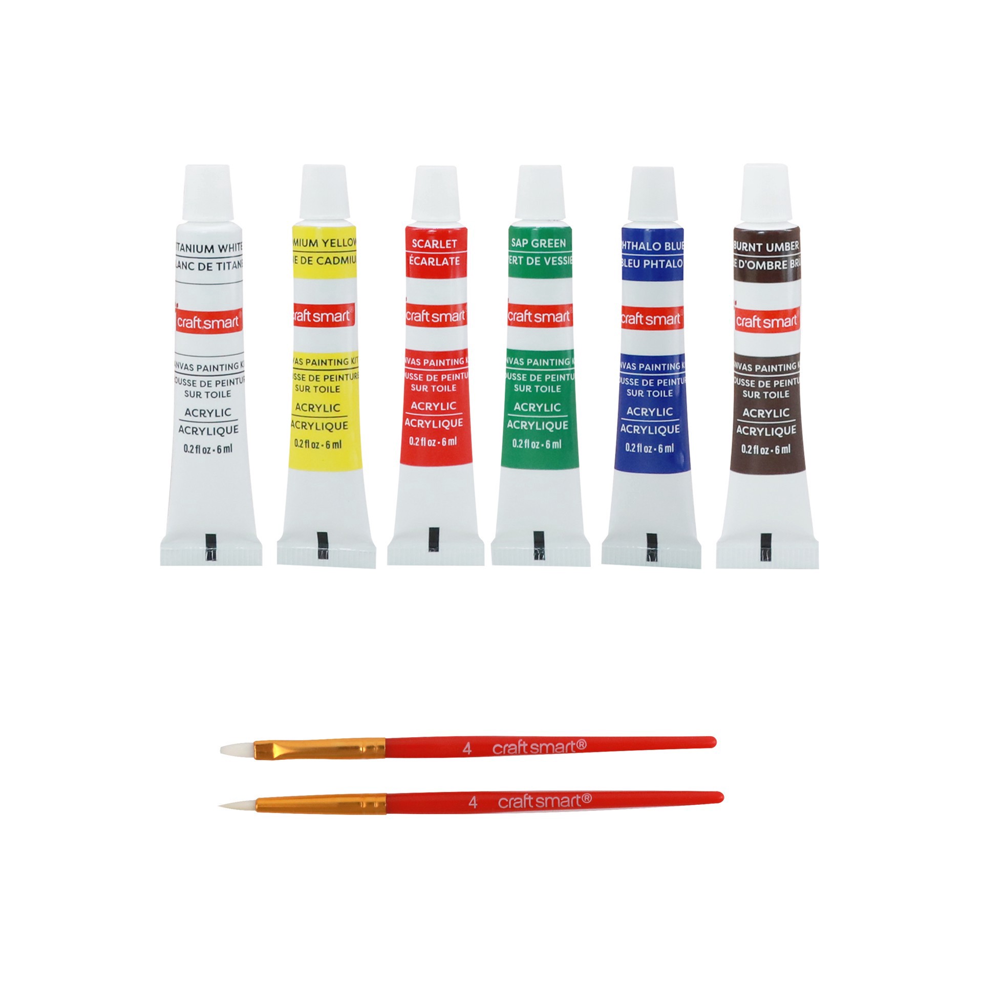 slide 3 of 8, Craft Smart 4" X 4" Mushrooms Canvas Painting Kit By Craft Smith, 4 in x 4 in