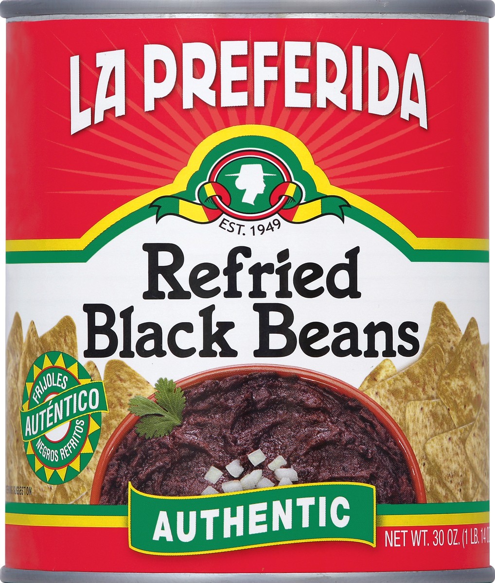 slide 2 of 2, La Preferida Refried Beans 30 oz, 30 ct