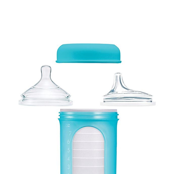 slide 5 of 9, Boon NURSH Transitional Sippy Cup Lids - Clear, 3 ct