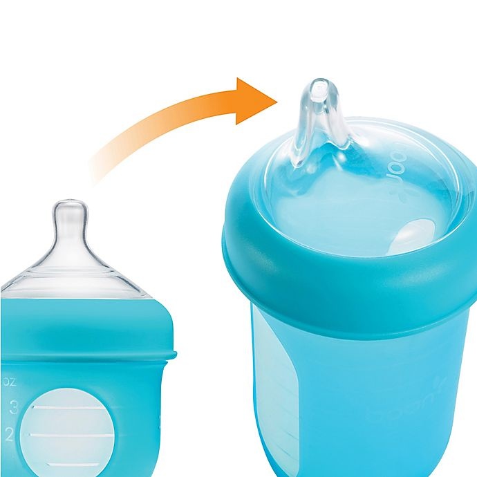 slide 6 of 9, Boon NURSH Transitional Sippy Cup Lids - Clear, 3 ct