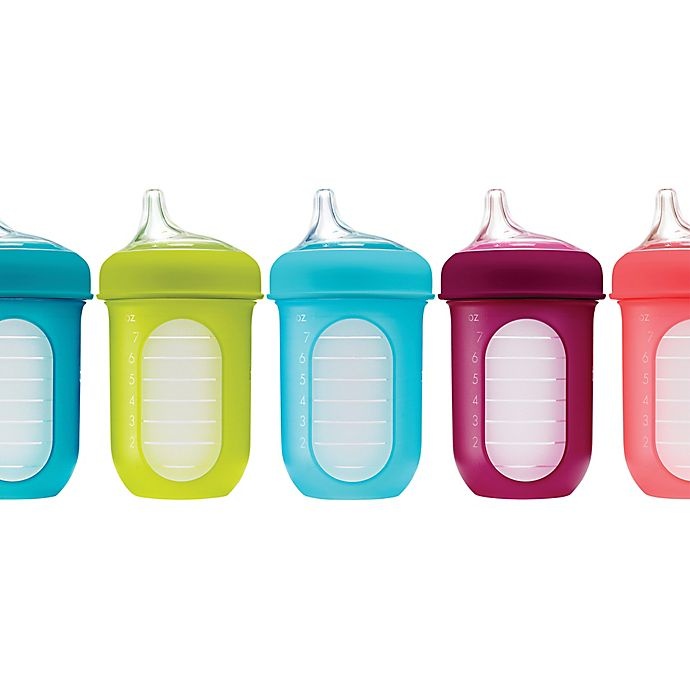 slide 8 of 9, Boon NURSH Transitional Sippy Cup Lids - Clear, 3 ct