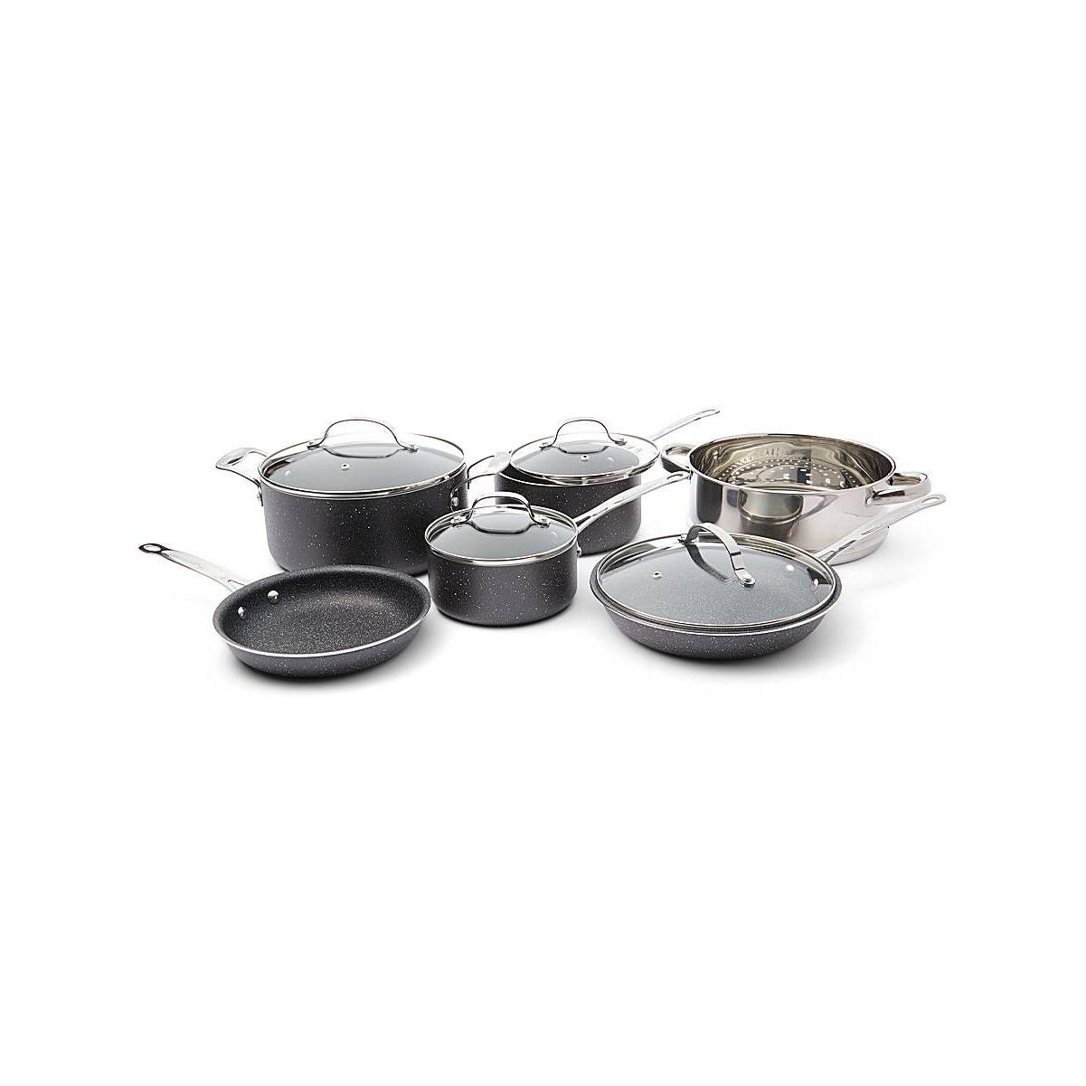 slide 1 of 4, Granitestone Diamond Cookware Set, 10 ct