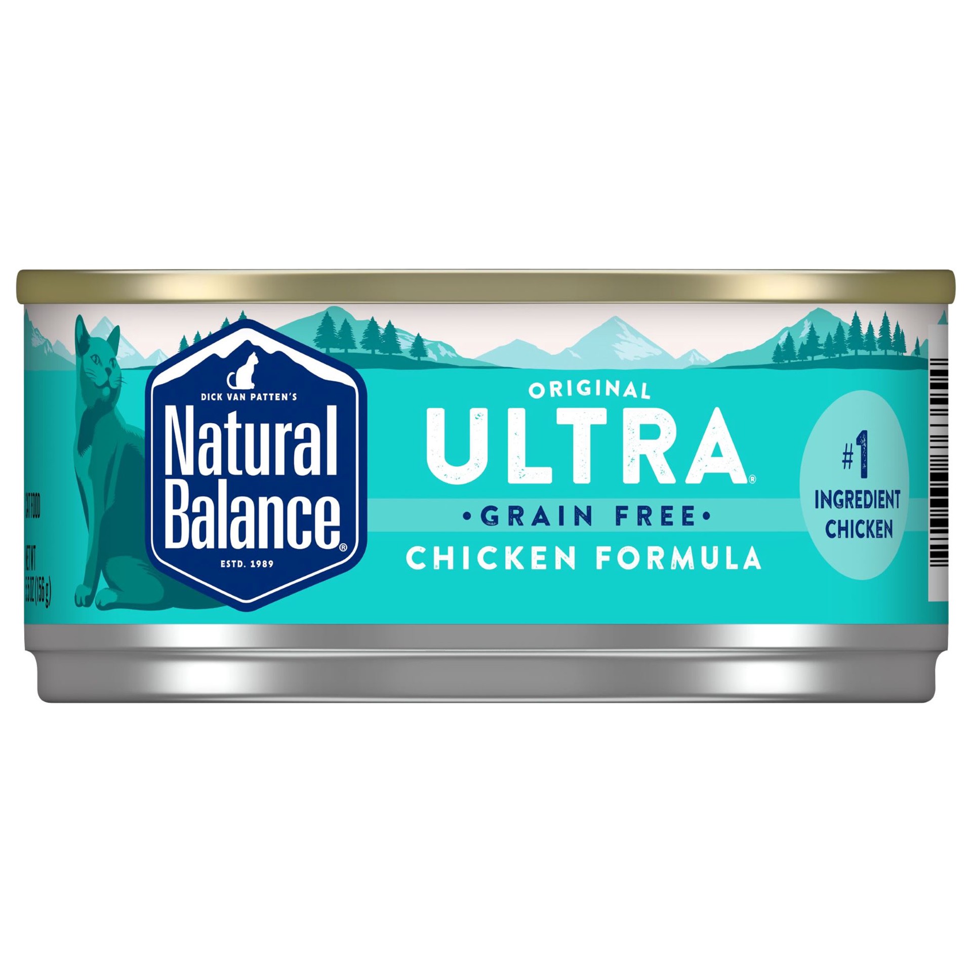 slide 1 of 5, Natural Balance Original Ultra Grain Free Wet Cat Food, Chicken Formula, 5.5 oz Can, 5.5 oz