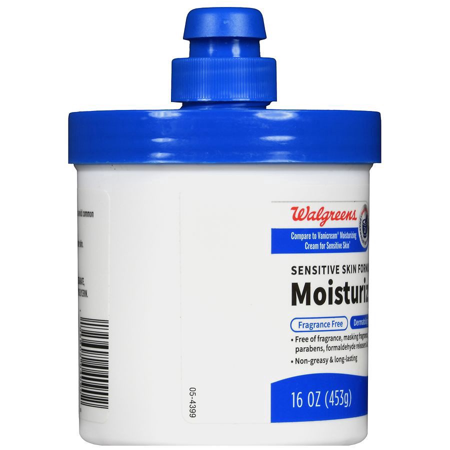slide 4 of 5, Walgreens Sensitive Skin Moisturizing Cream 16oz, 16 oz