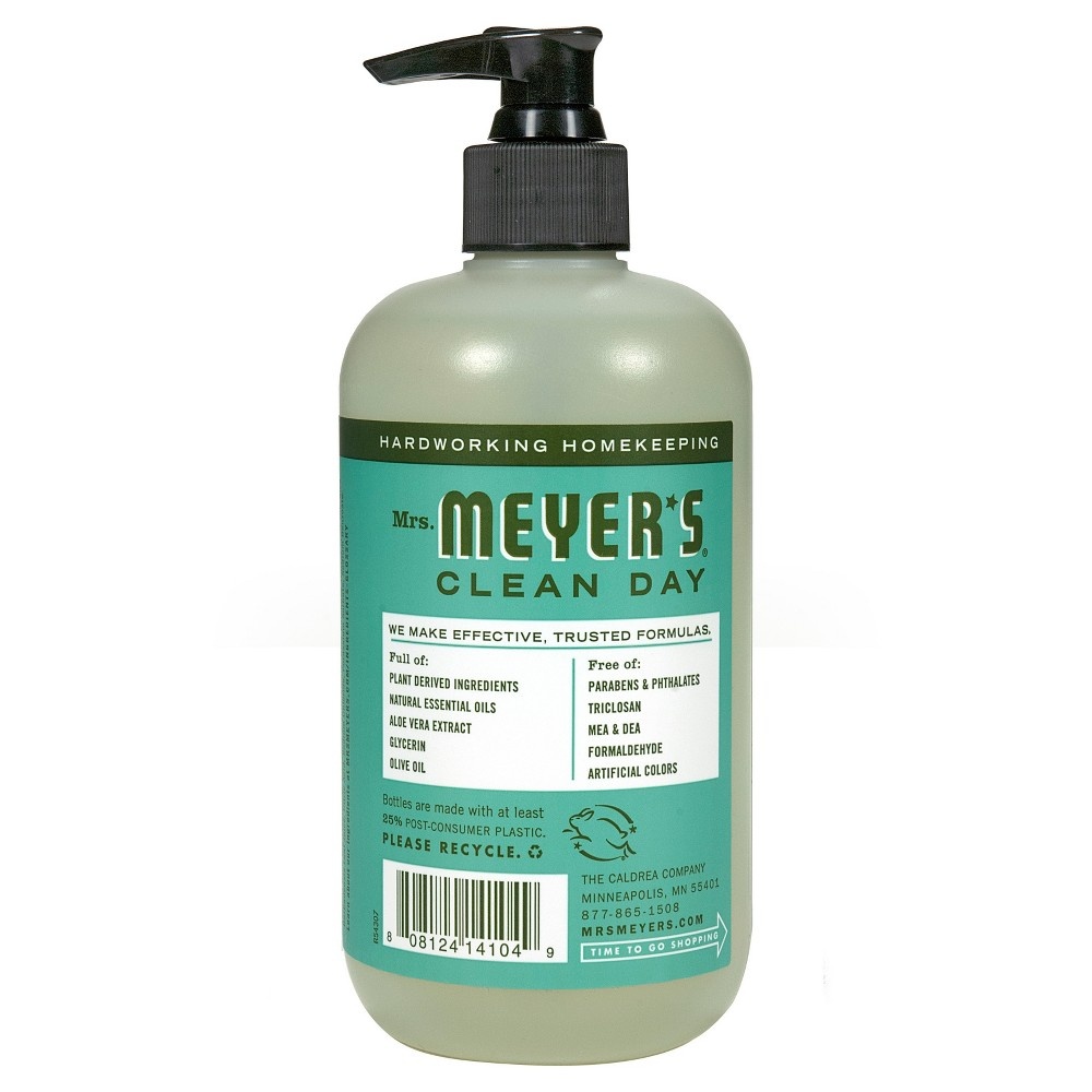 slide 3 of 4, Mrs. Meyer's Clean Day Basil Scent Liquid Hand Soap - 12.5 fl oz, 