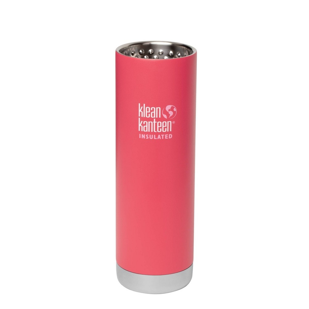 slide 2 of 3, Klean Kanteen Wide with Loop Cap - Coral, 20 oz