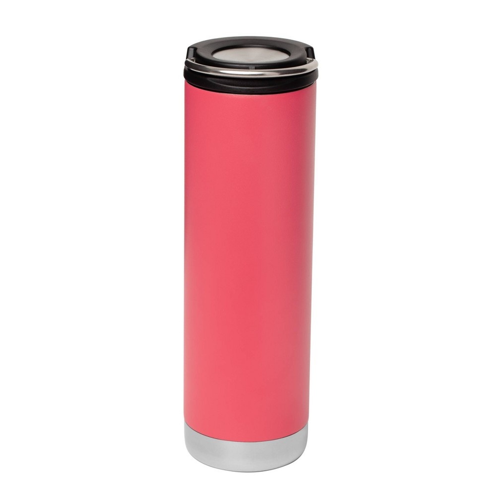 slide 3 of 3, Klean Kanteen Wide with Loop Cap - Coral, 20 oz