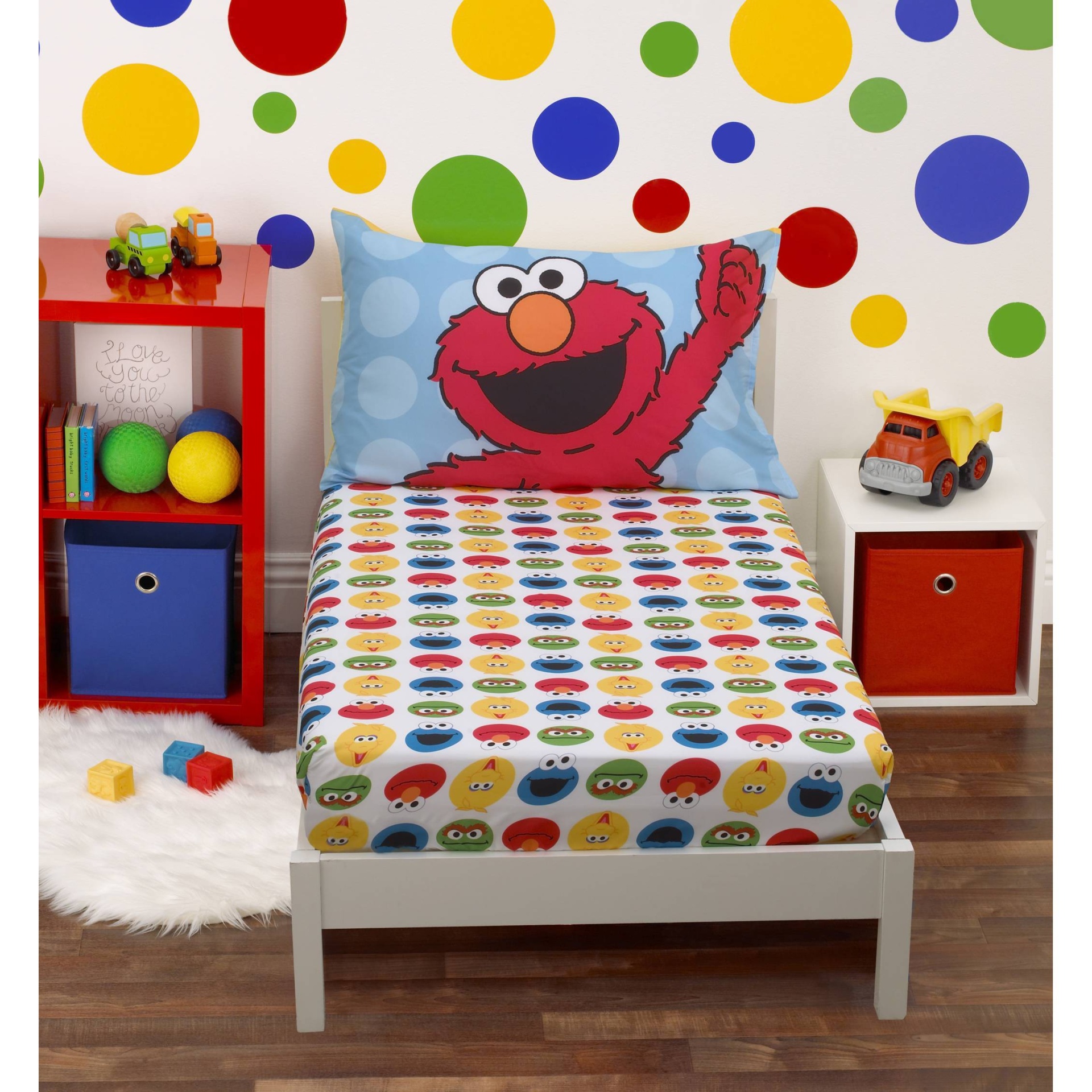 slide 1 of 4, Sesame Street Toddler Sheet Set, 1 ct