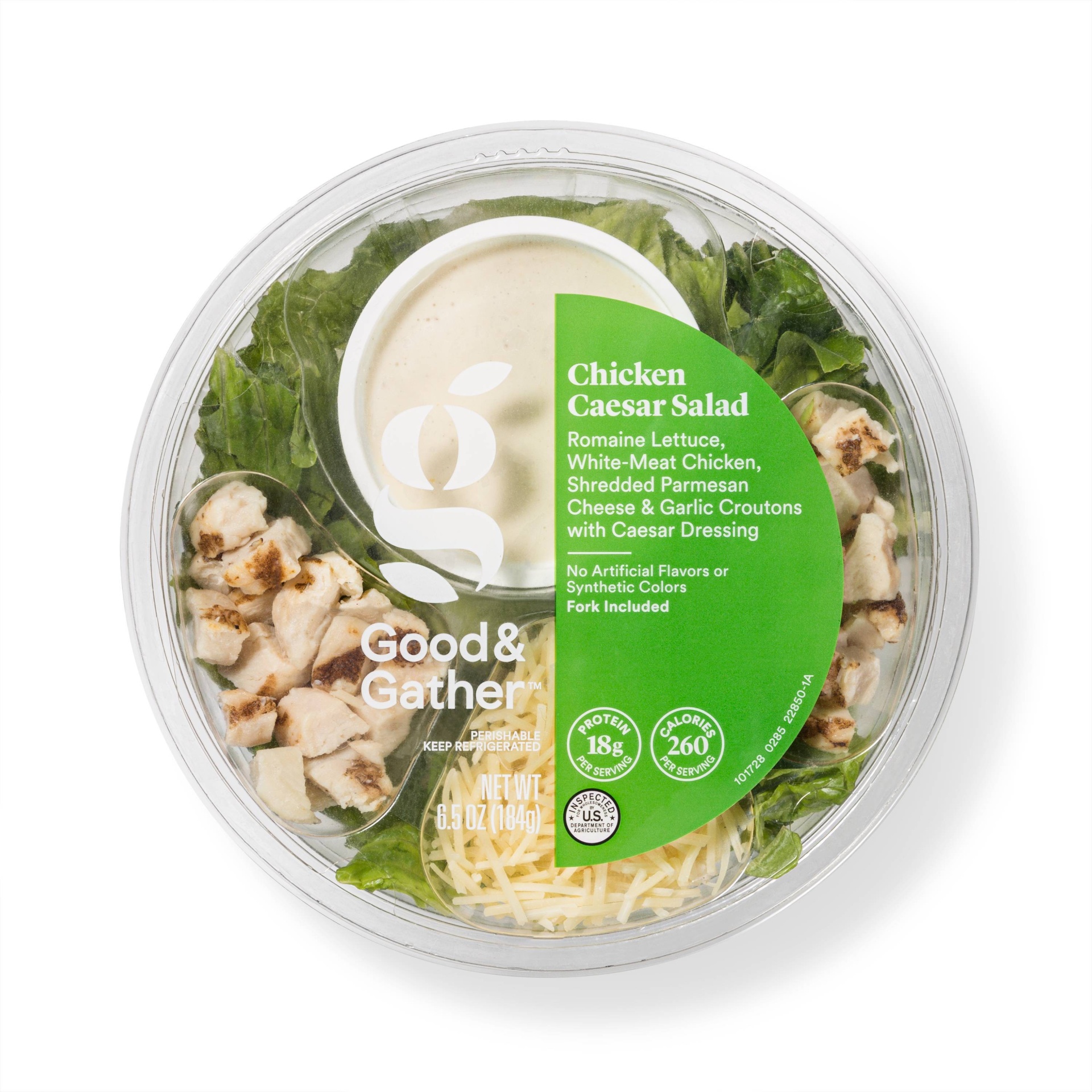 Chicken Caesar Salad Bowl - 6.5oz - Good & Gather™ : Target