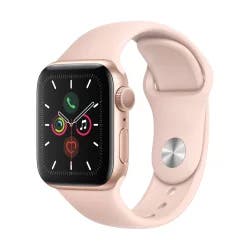 Apple Watch Series 5 GPS, 40mm Gold Aluminum Case with Pink Sand Sport Band
