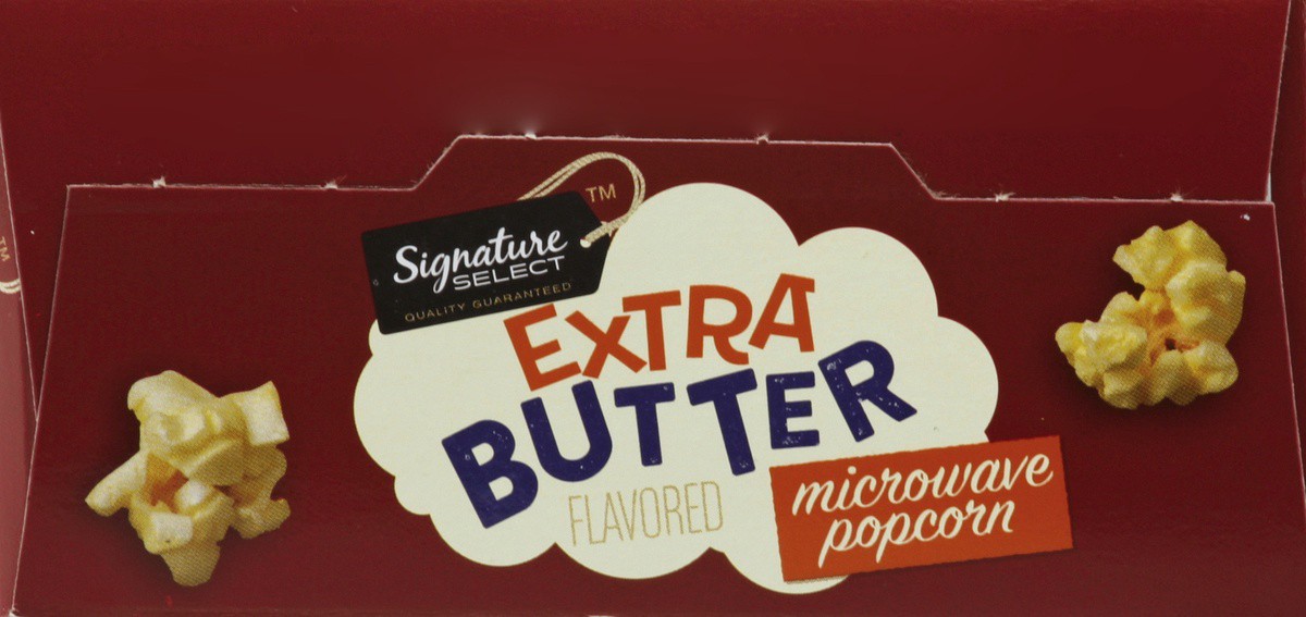 slide 4 of 5, Signature Select Microwave Popcorn 3 ea, 3 ct