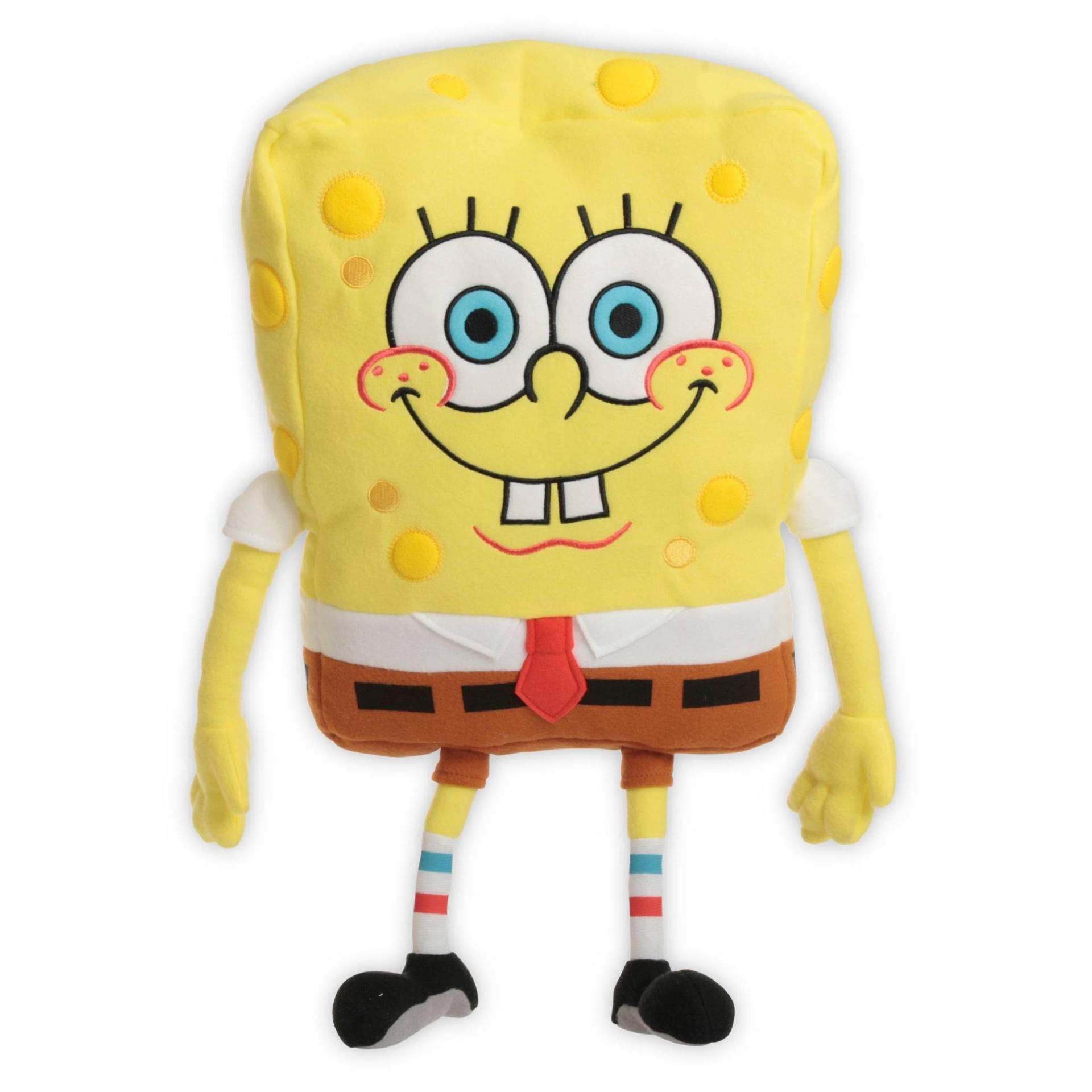 slide 1 of 4, SpongeBob SquarePants Throw Pillow Yellow, 1 ct