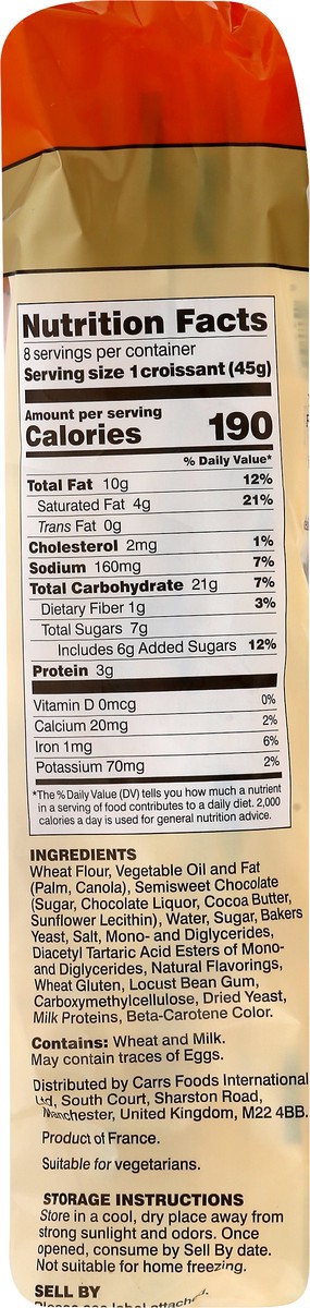 slide 8 of 9, St Pierre Chocolate Croissants 8 ea, 8 ct