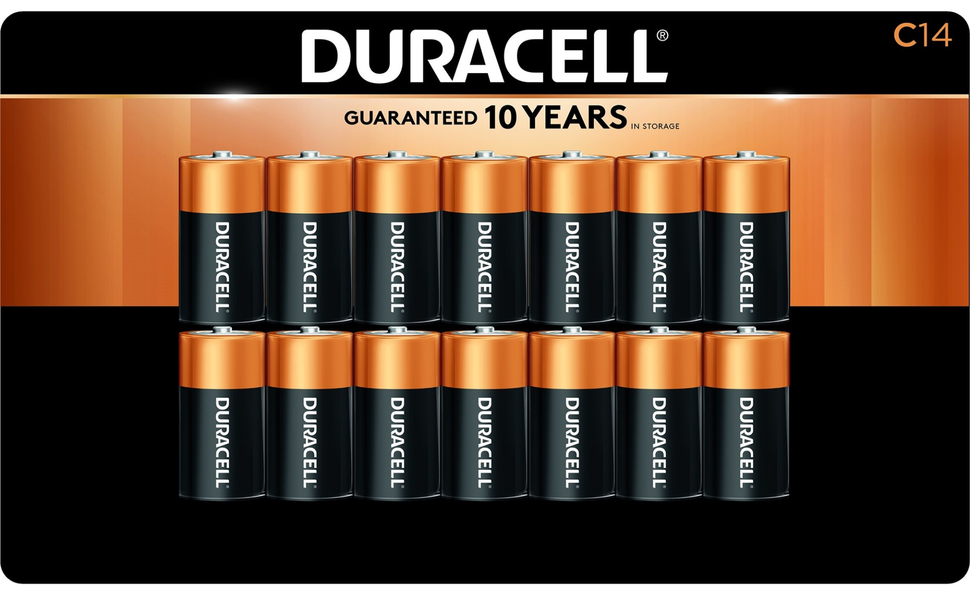 slide 1 of 1, Duracell Coppertop Alkaline C Batteries, 