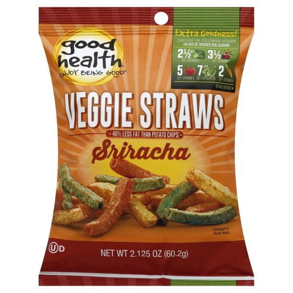 slide 1 of 1, Good Health Sea Salt Veggie Straws, 2.15 oz