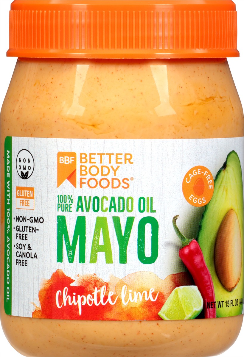 slide 3 of 12, BetterBody Foods Chipotle Lime Mayo 15 oz, 15 oz