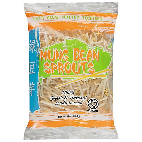 slide 1 of 1, Bean Sprouts Prepackaged - 8 Oz., 8 oz