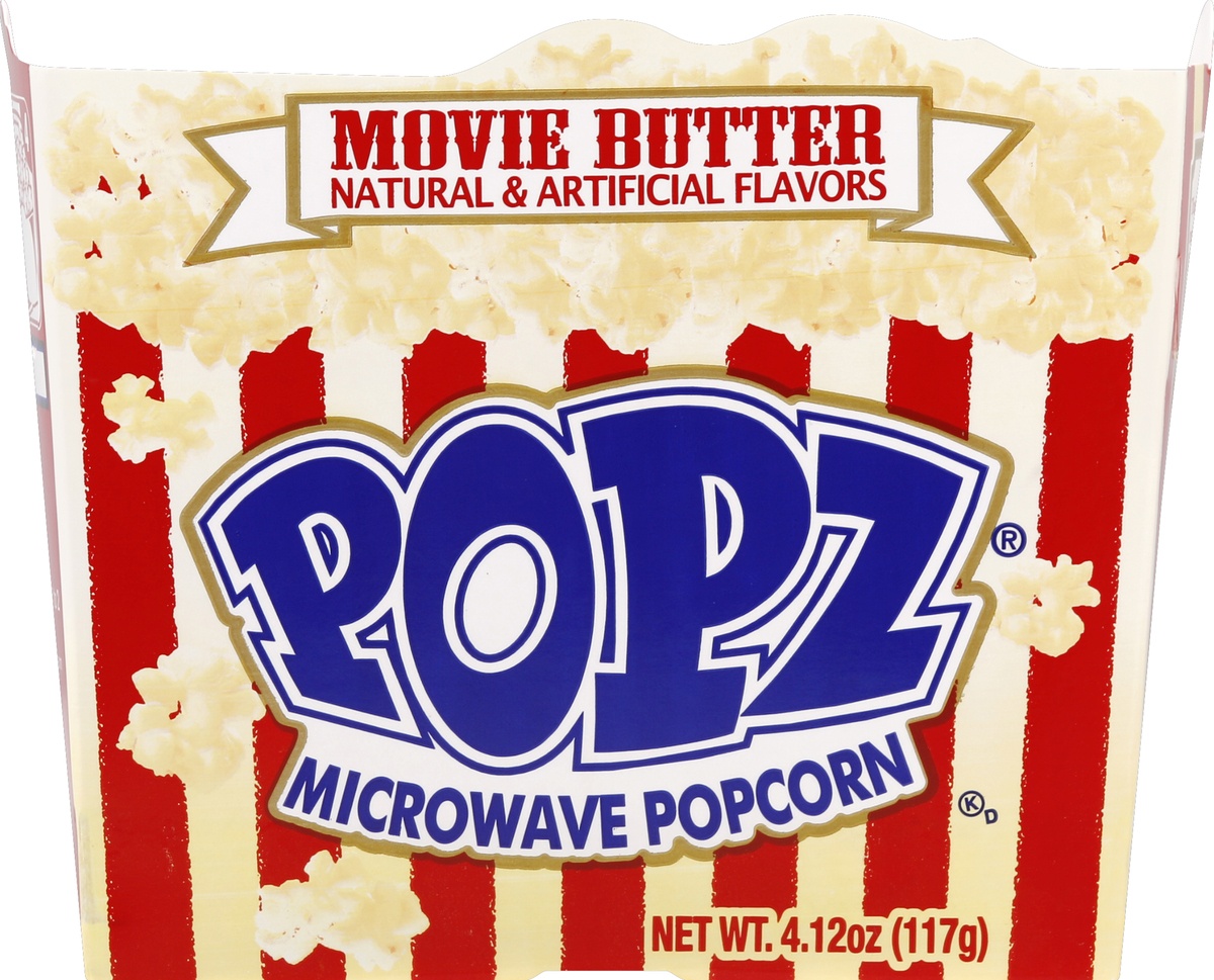 Popz Movie Butter Microwave Popcorn 4.12 oz | Shipt