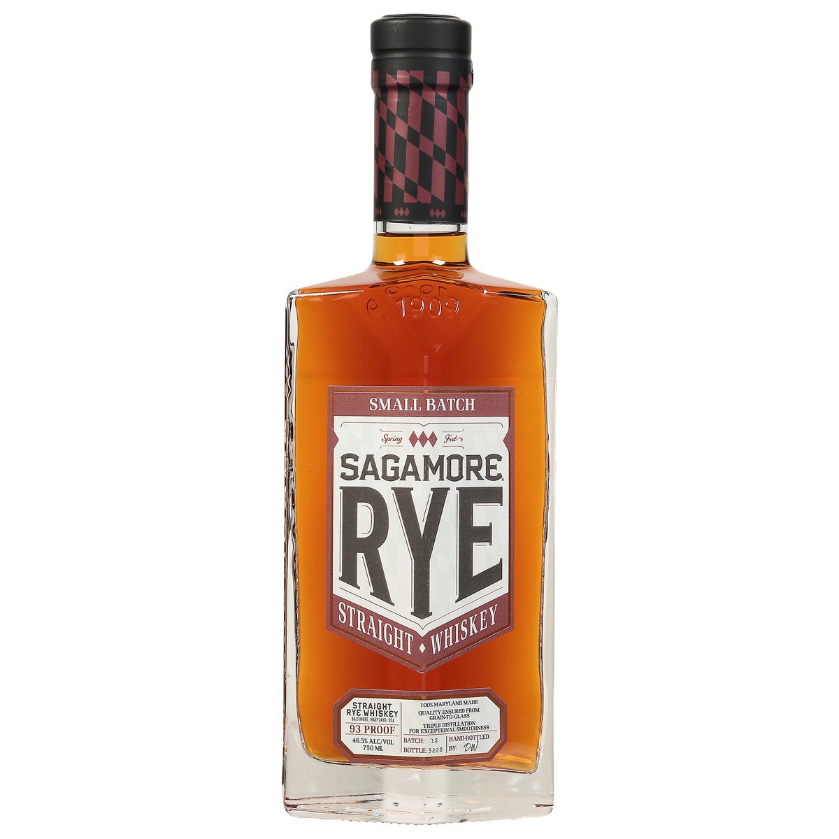 slide 10 of 12, Sagamore Rye Small Batch 93, 750 ml