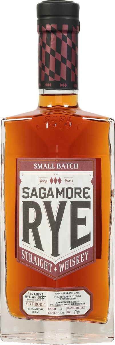 slide 3 of 12, Sagamore Rye Small Batch 93, 750 ml