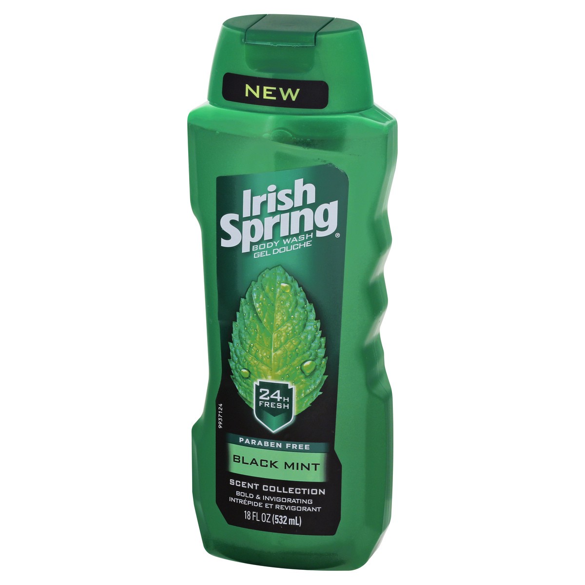 slide 7 of 9, Irish Spring Black Mint Body Wash 18 oz, 18 oz