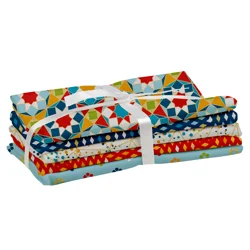 Fabric Palette, 18in X 21in Metallic Fabric Bundle, 5-Piece