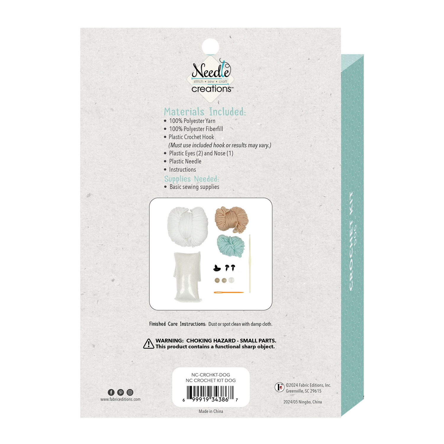 slide 2 of 2, Needle Creations Crochet Kit, Dog, 1 Count, 1 ct