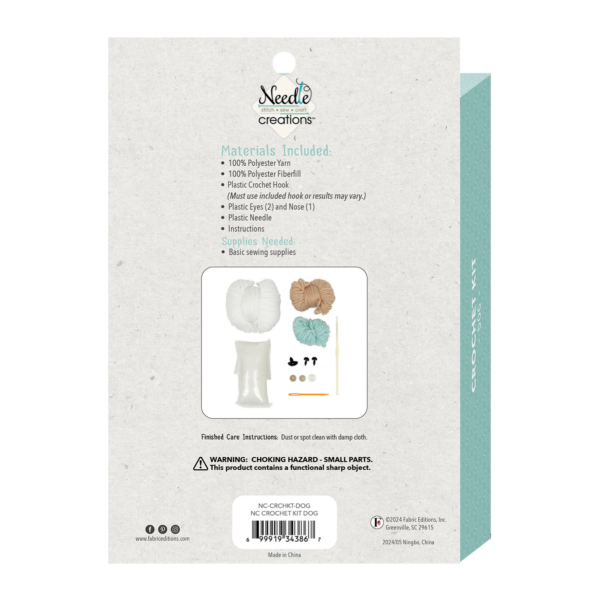 slide 2 of 2, Needle Creations Crochet Kit, Dog, 1 Count, 1 ct