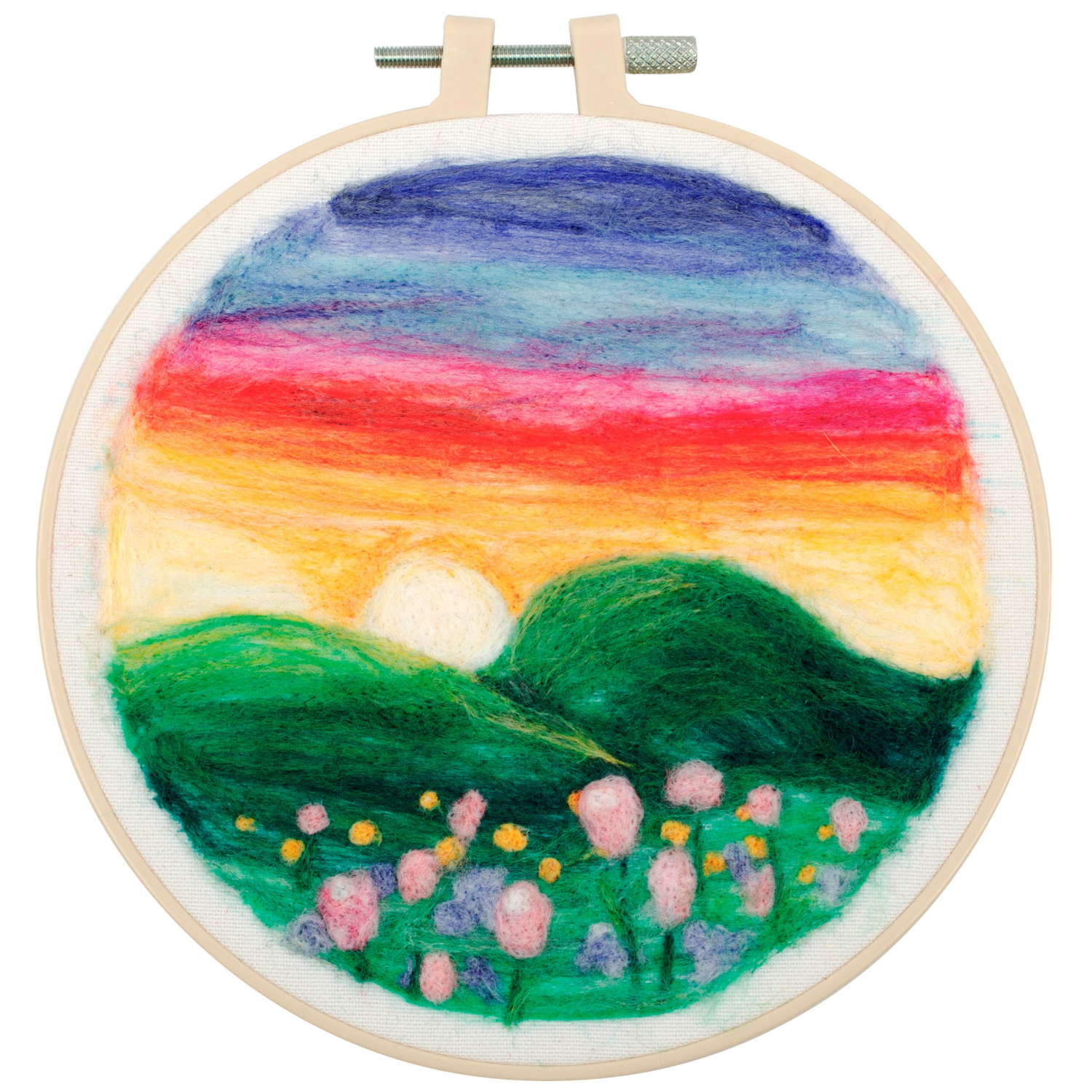 slide 3 of 3, Fab Ed Nc Needle Felting Hoop Mountains, 1 ct