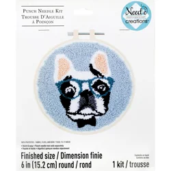 Jaftex NC Punch Needle Kit Bulldog 6in