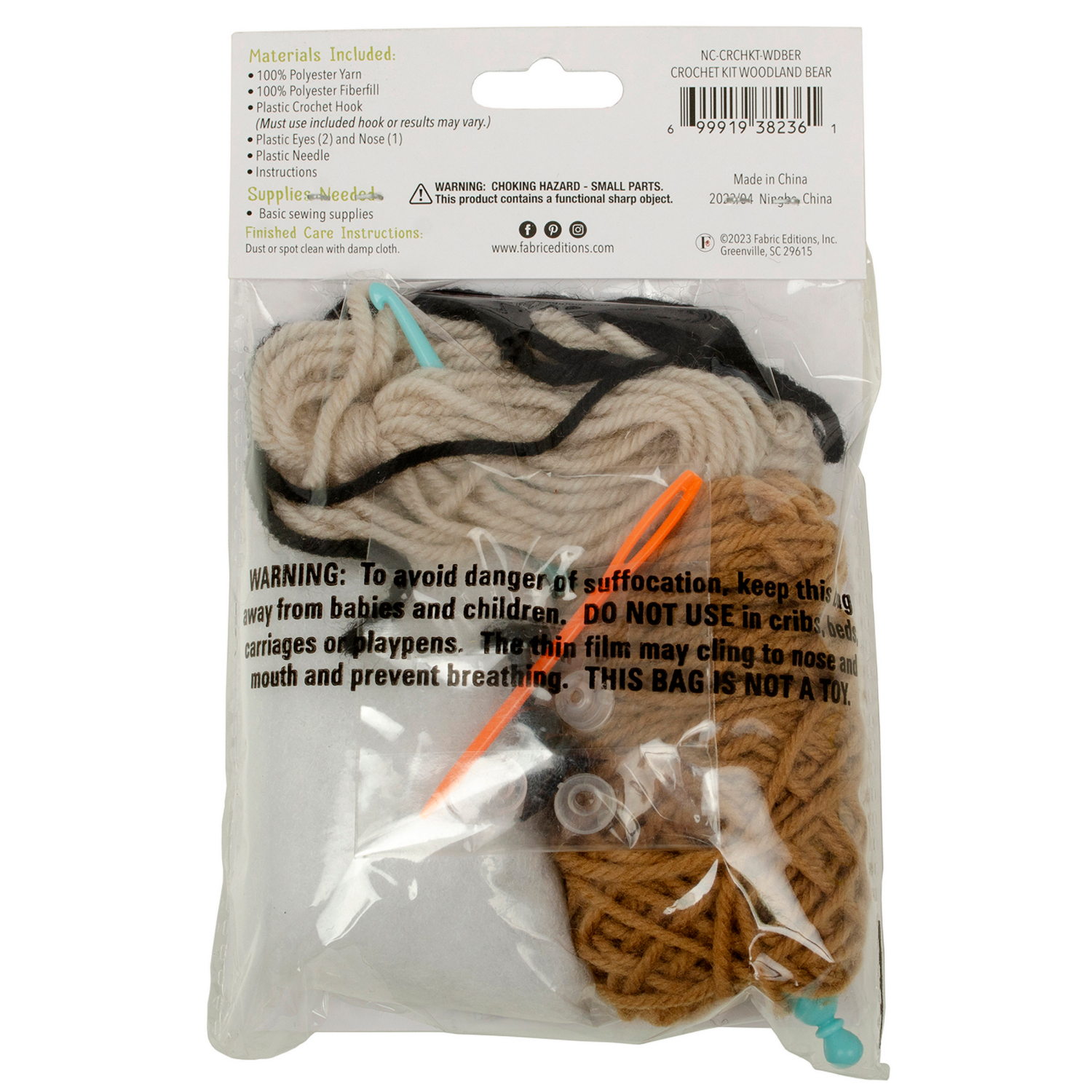 slide 2 of 2, Needle Creations Crochet Kit, Woodland Bear, 1 Count, 1 ct