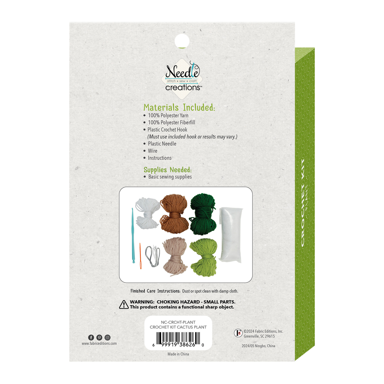 slide 2 of 2, Needle Creations Crochet Kit, Plant, 1 Count, 1 ct