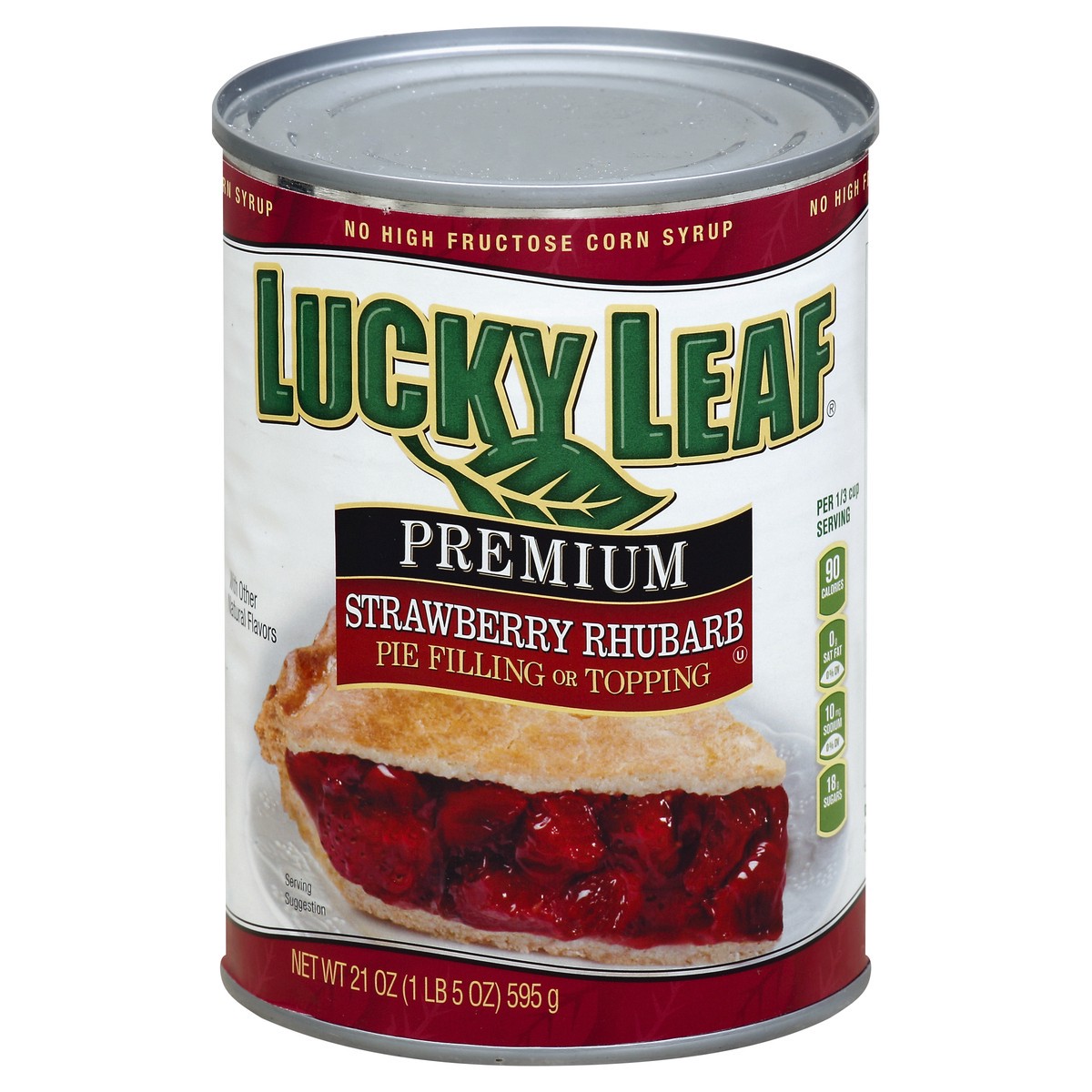 slide 2 of 3, Lucky Leaf Premium Strawberry Rhubarb Fruit Filling 21 oz, 21 oz