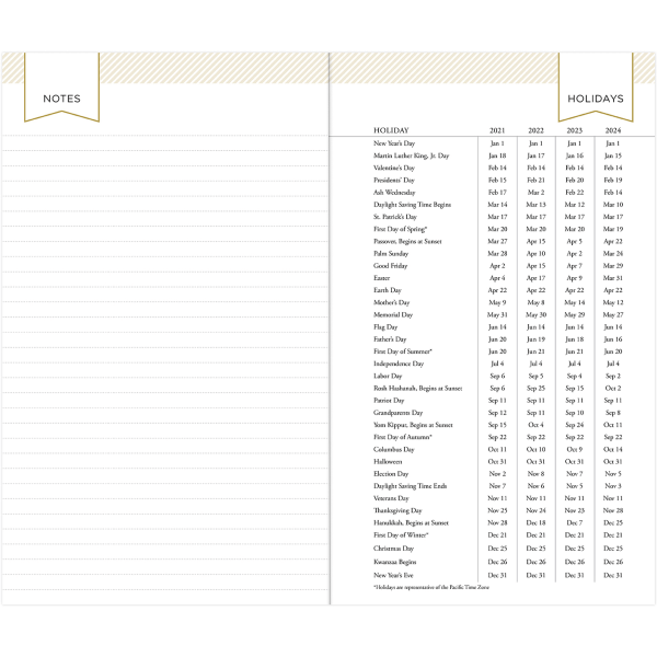 slide 7 of 8, Day Designer Monthly Planner, 3-5/8'' X 6-1/8'', Tortuga Clear, July 2021 To June 2022, 127392, 1 ct