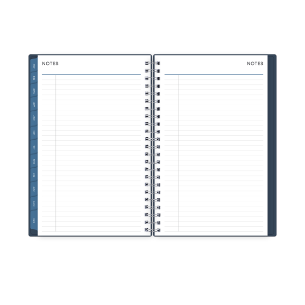 slide 5 of 5, Blue Sky Weekly/Monthly Pp Safety Wirebound Planner, 5'' X 8'', Kenji/Solid Navy, January To December 2022, 1 ct