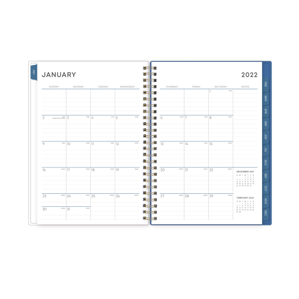 slide 3 of 5, Blue Sky Weekly/Monthly Planner, 5-7/8" X 8-5/8", Mckenna, January To December 2022, 132800, 1 ct