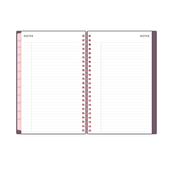 slide 5 of 5, Blue Sky Weekly/Monthly Pp Safety Wirebound Planner, 5'' X 8'', Rebekah Cool/ Solid Purple, January To December 2022, 5 in