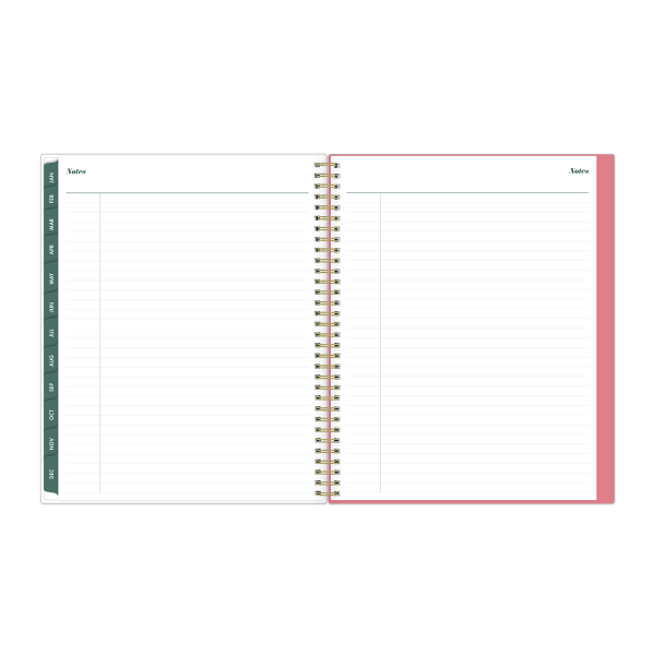 slide 4 of 6, Blue Sky Brit + Co Frosted Weekly/Monthly Planner, 8-1/2'' X 11'', Bouquet, January To December 2022, 136011, 1 ct