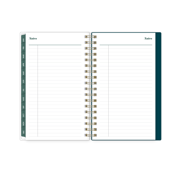 slide 5 of 5, Blue Sky Brit + Co Cyo Weekly/Monthly Planner, 3-5/8&Rdquo; X 6-1/8'', Poppies Blue, January To December 2022, 136020, 1 ct