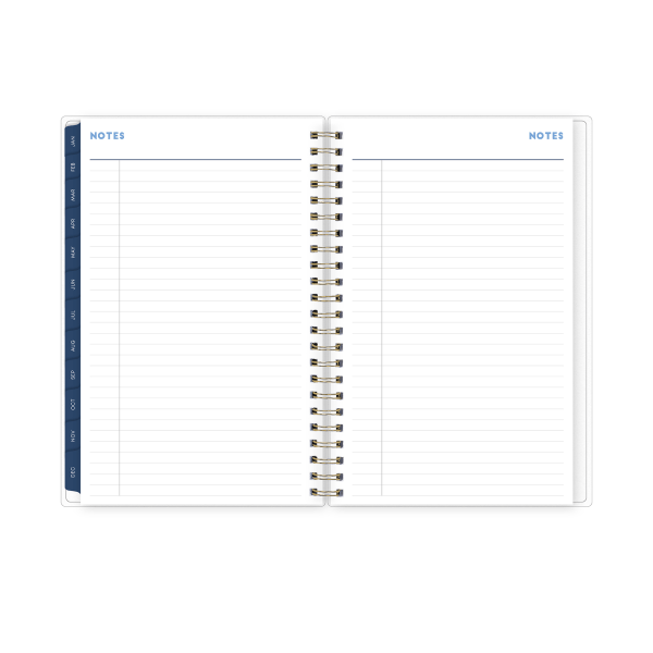 slide 3 of 5, Blue Sky Frosted Weekly/Monthly Safety Wirebound Planner, 5'' X 8'', Gemma Purple, January To December 2022, 1 ct