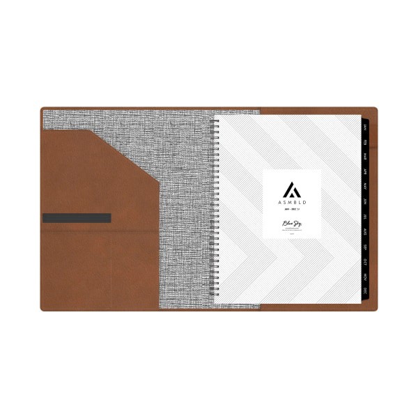 slide 7 of 8, Blue Sky Asmbld Weekly/Monthly Refillable Planning Calendar, 8-1/2'' X 11'', Tan, January To December 2024, 143989, 1 ct