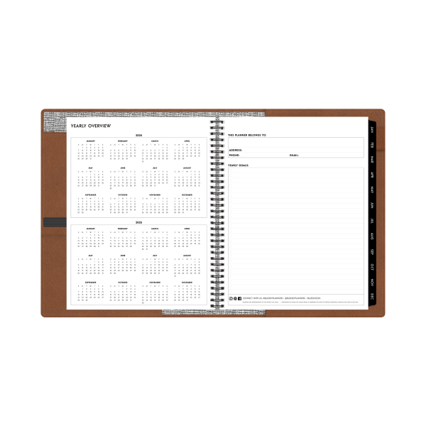 slide 8 of 8, Blue Sky Asmbld Weekly/Monthly Refillable Planning Calendar, 8-1/2'' X 11'', Tan, January To December 2024, 143989, 1 ct