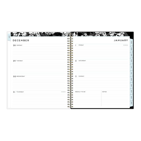 slide 2 of 5, Blue Sky Create Your Own Weekly/Monthly Planner, 8-1/2'' X 11'', Baccara Dark, January To December 2021, 110211, 1 ct