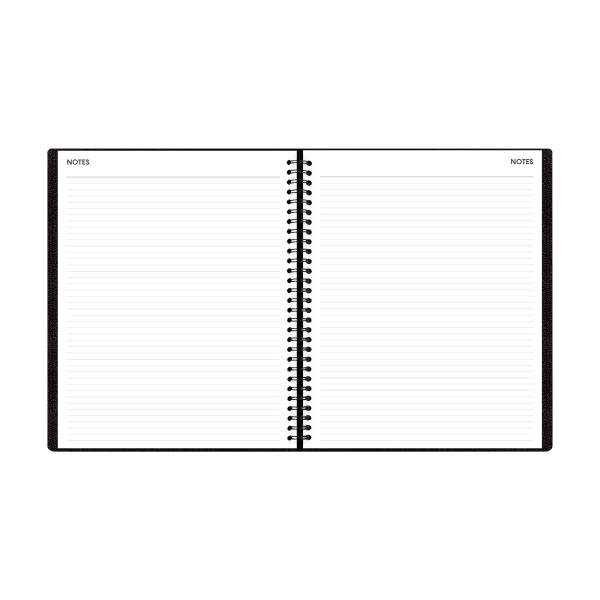 slide 5 of 5, Blue Sky Aligned Weekly/Monthly Planner, 7" X 8-3/4", Black, January To December 2022, 123850, 7 in