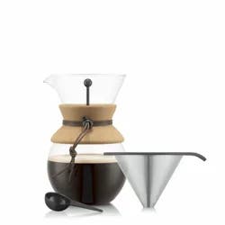 Bodum Pour Over Glass Coffee Maker - Cork