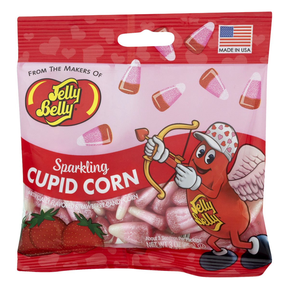 slide 3 of 10, Jelly Belly Sparkling Cupid Corn Candy, 3 oz