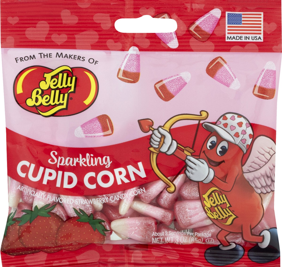 slide 9 of 10, Jelly Belly Sparkling Cupid Corn Candy, 3 oz