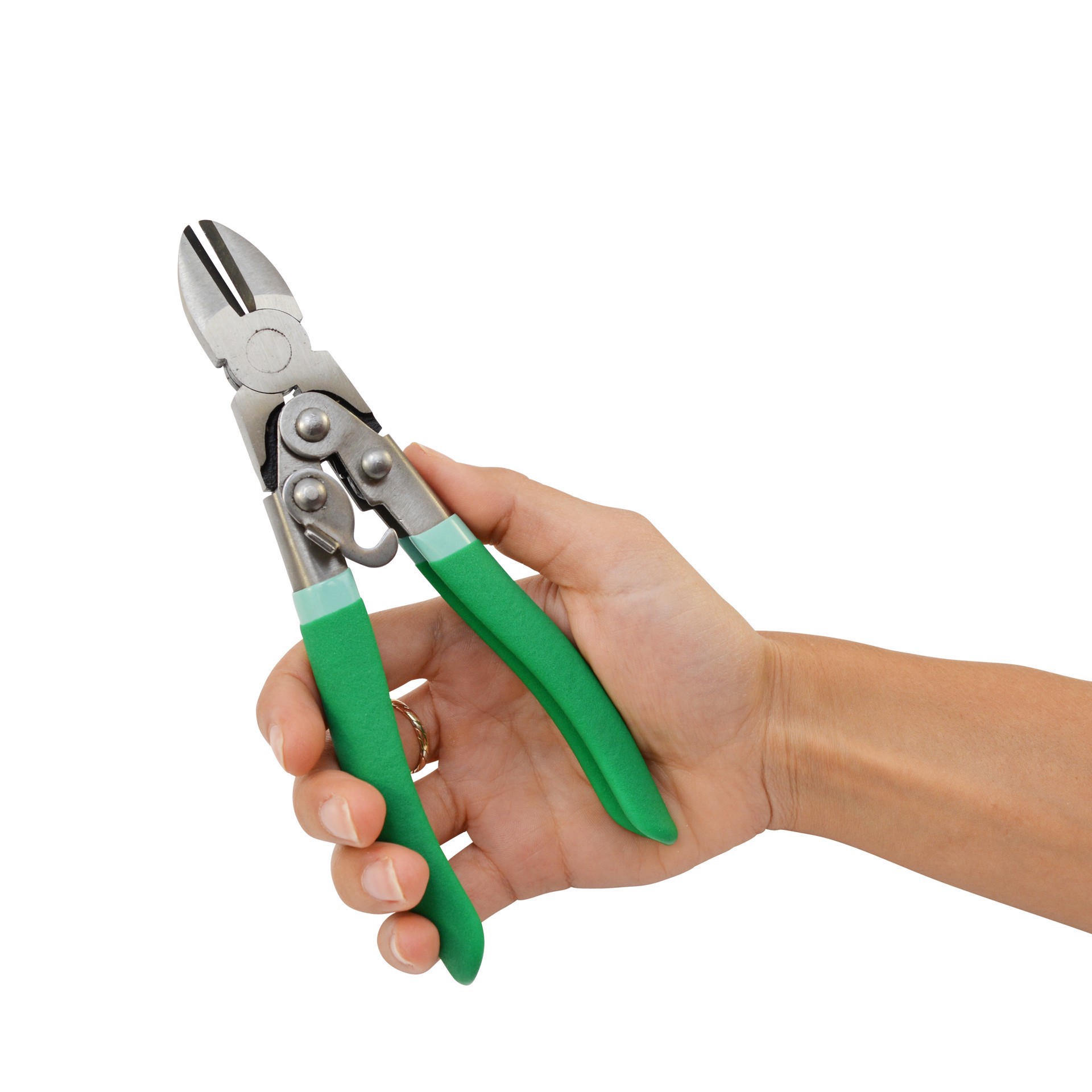 slide 4 of 4, 8" Compound Action Pliers By Ashland, 8 in